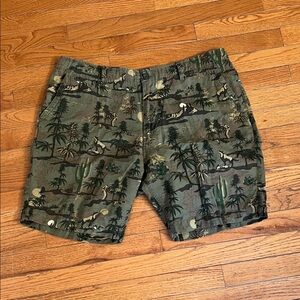 Lucky Brand Green Camouflage Shorts